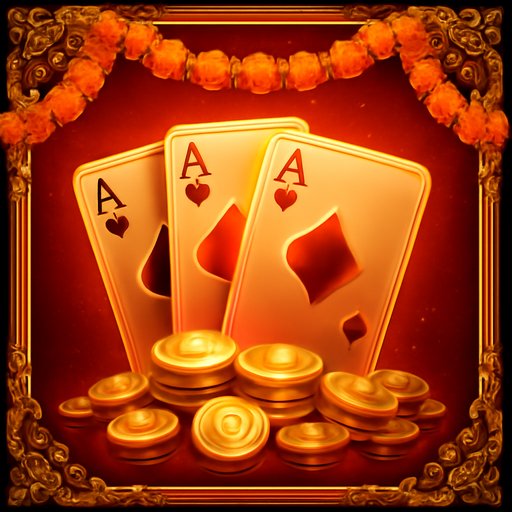ace44 টেবিলের পাশে কার্ড সাজানো দৃশ্য